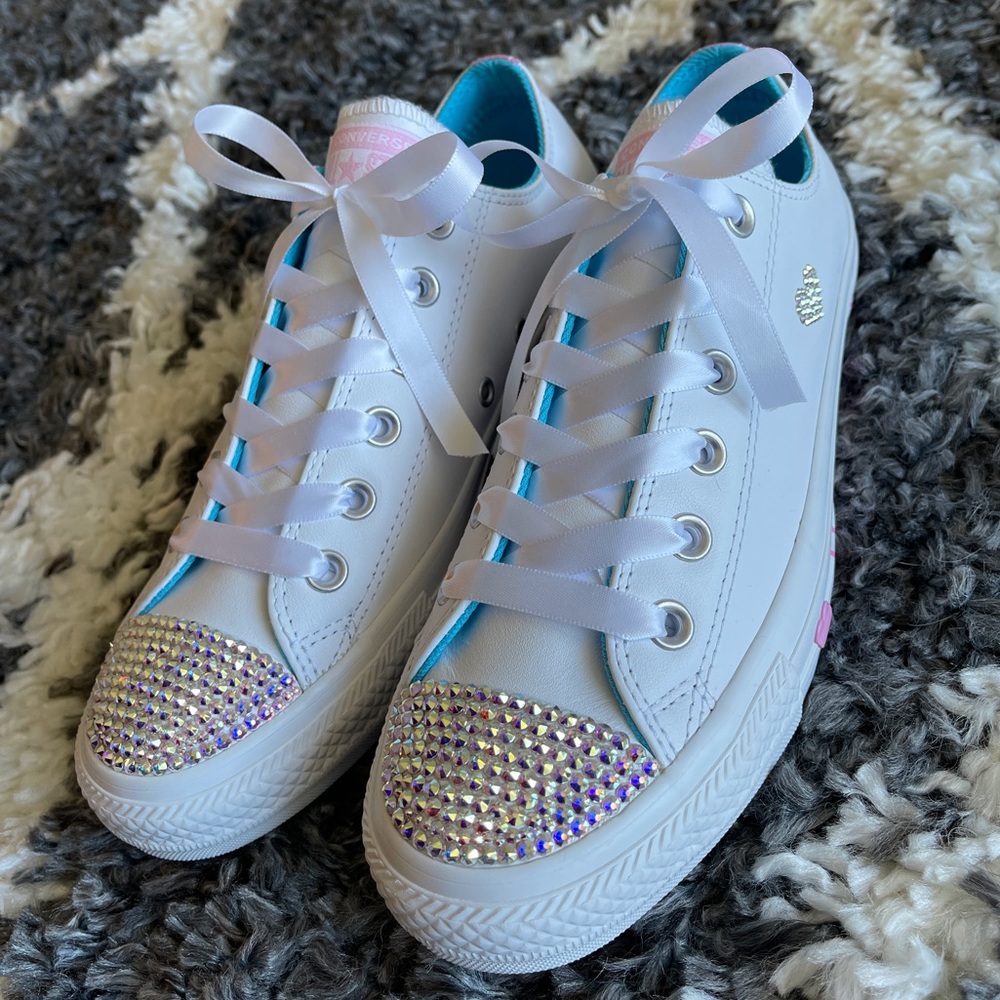 MESSAGE 2 ORDER! 💎 Custom Bling Converse